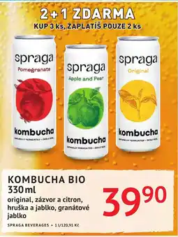 Coop hb Spraga kombucha bio nabídka
