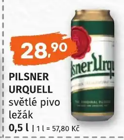 Coop hb Pilsner Urquell světlé pivo ležák nabídka