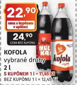 Coop hb Kofola vybrané druhy nabídka