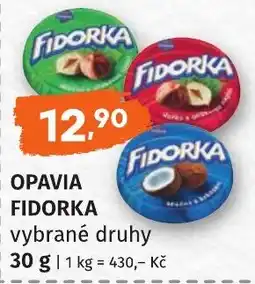 Coop hb Opavia fidorka vybrané druhy nabídka