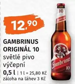 Coop hb Gambrinus originál 10 nabídka
