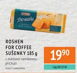 Coop hb Roshen for coffee sušenky s máslovanilkovou příchutí nabídka