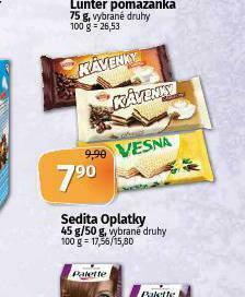 Coop Sedita oplatky nabídka