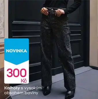 Kalhoty s vysokým obsahem bavlny