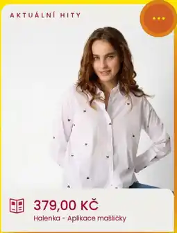 Takko Halenka - Aplikace mašličky nabídka