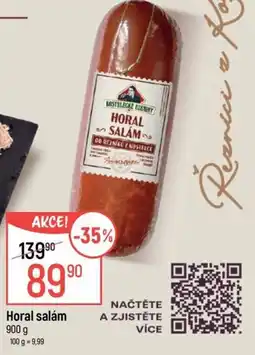 Globus Horal salám nabídka