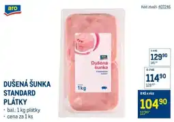 Makro Aro dušená šunka standard plátky nabídka