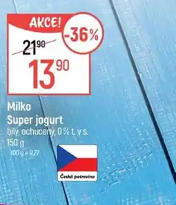 Globus Milko super jogurt nabídka