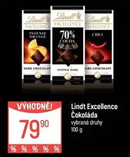 Globus Lindt Excellence Čokoláda nabídka