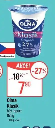 Globus Olma Klasik bílý jogurt nabídka