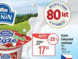 Globus Kunín zakysaná smetana nabídka