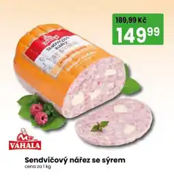TEMPO Váhala sendvičový nářez se sýrem nabídka