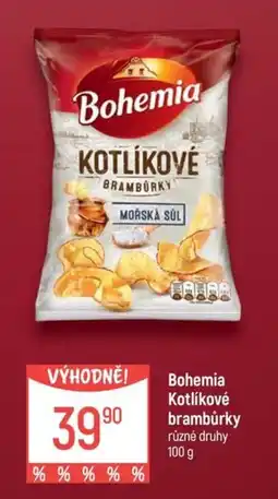 Globus Bohemia kotlíkové brambůrky mořská sůl nabídka