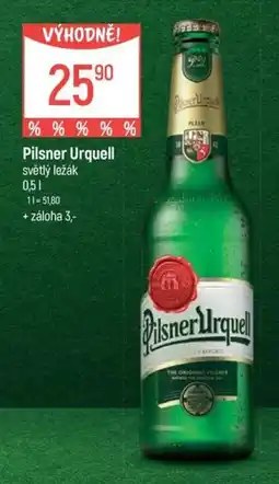 Globus Pilsner Urquell světlý ležák nabídka