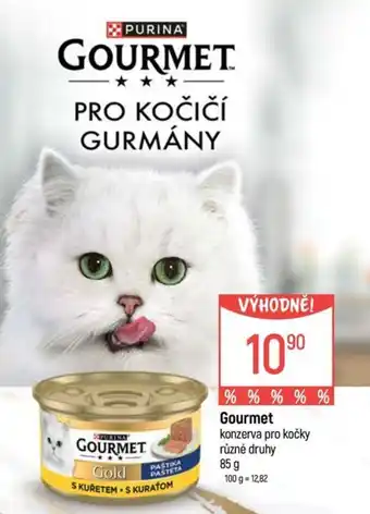 Globus Gourmet konzerva pro kočky nabídka