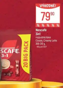 Globus Nescafé 3in1 nabídka