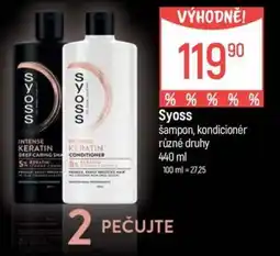 Globus Syoss šampon, kondicionér nabídka