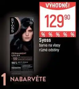 Globus Syoss barva na vlasy různé odstíny nabídka