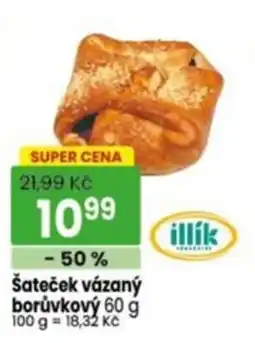 TEMPO illik šateček vázaný borůvkový nabídka