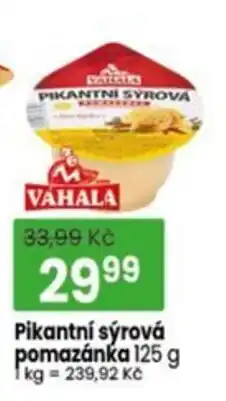 TEMPO Vahala pikantní sýrová pomazánka nabídka