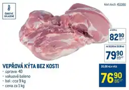 Makro Vepřová kýta bez kosti nabídka