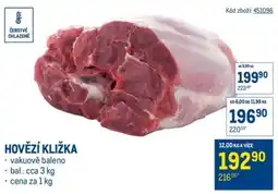 Makro Hovězí kližka nabídka