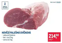 Makro Hovězí falešná svíčková nabídka