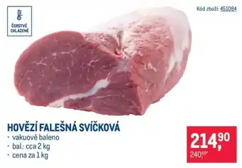 Hovězí falešná svíčková