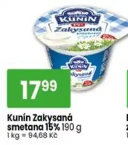 TEMPO Kunín Zakysaná smetana 15% nabídka