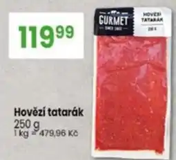 TEMPO Gurmet Hovězí tatarák nabídka