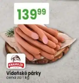 TEMPO Krahlík vídeňské párky nabídka