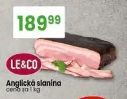 TEMPO Le&co anglická slanina nabídka