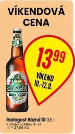 TEMPO Radegast Rázná 10 nabídka
