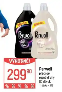 Globus Perwoll prací gel různé druhy nabídka