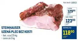 Makro Steinhauser uzená plec bez kosti nabídka