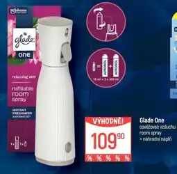 Globus Glade One osvěžovač vzduchu room spray + náhradní náplň nabídka