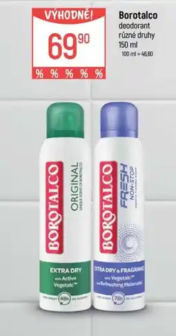Globus Borotalco deodorant nabídka