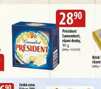 Bala Président camembert nabídka