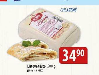 Bala Listové těsto nabídka