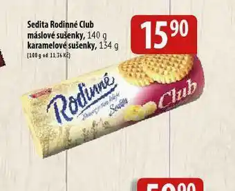 Sedita rodinné club máslové sušenky
