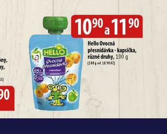 Bala Hello ovocná přesnídávka - kapsička nabídka