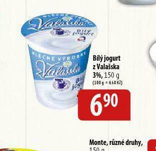 Bala Bílý jogurt z valašska nabídka