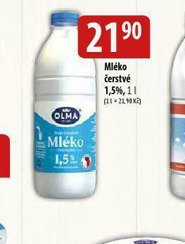 Bala Mléko čerstvé 1,5% nabídka