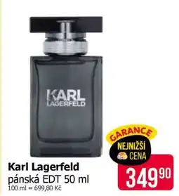 Teta KARL LAGERFELD pánská EdT, 50 ml nabídka