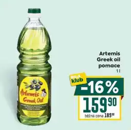 Billa Artemis Greek oil Pomace nabídka