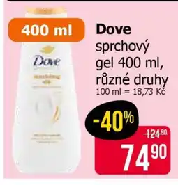 Teta Dove sprchový gel 400 ml nabídka