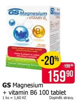 Teta GS Magnesium + vitamin B6 100 tablet nabídka