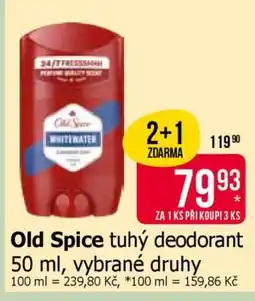 Teta Old Spice tuhý deodorant 50 ml, vybrané druhy nabídka