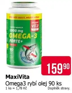 Teta MaxiVita Omega3 rybí olej 90 ks nabídka