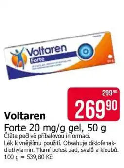 Teta VOLTAREN FORTE 20 MG/G GEL 50 G nabídka
